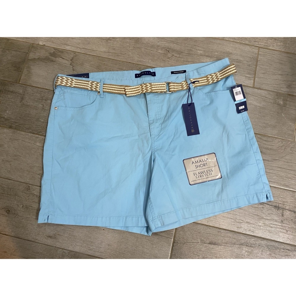Bandolino Amalia Shorts Women's Size 20W Flawless Stretch Ocean City
